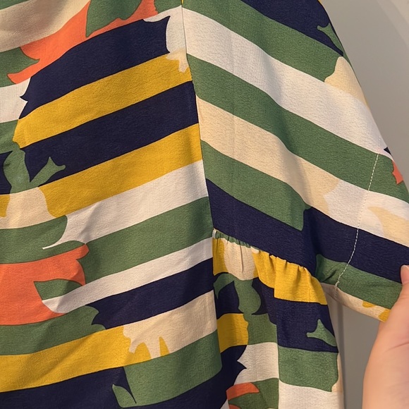 Anthropologie Maeve Milla Printed Striped Top Size XS - Picture 8 of 8